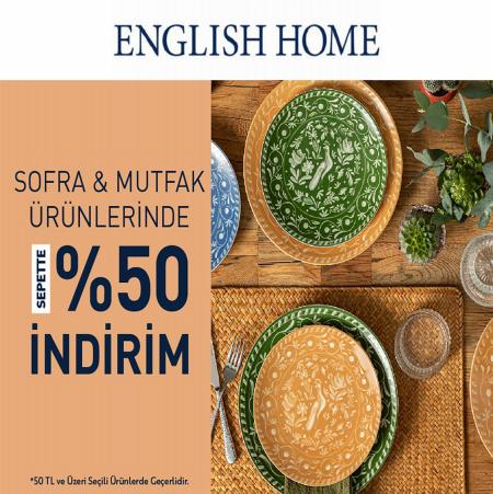 English Home kataloğu, Bursa | Sepette %50 İndirim! | 23.05.2022 - 05.06.2022