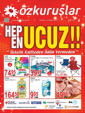 Süpermarketler fırsatları, Pendik | Özkuruşlar katalog de Özkuruşlar | 12.05.2022 - 26.05.2022