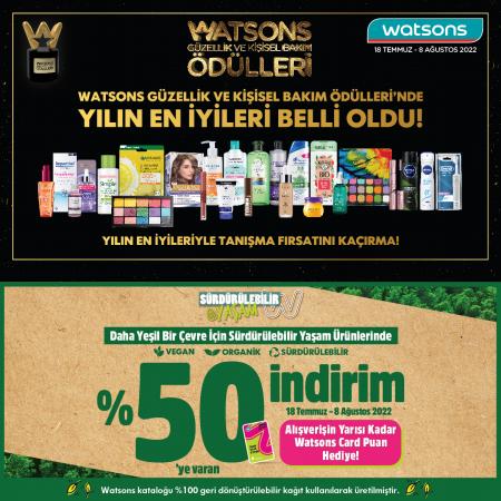 Kozmetik ve Bakım fırsatları, Ankara |  Temmuz Kataloğu 2022 de Watsons | 18.07.2022 - 08.08.2022