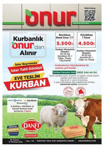 Onur Market kataloğu, Edirne | GÜNCEL İNSERT | 30.06.2022 - 12.07.2022