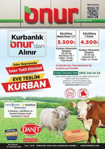 Onur Market kataloğu, Bursa | GÜNCEL İNSERT | 30.06.2022 - 03.07.2022