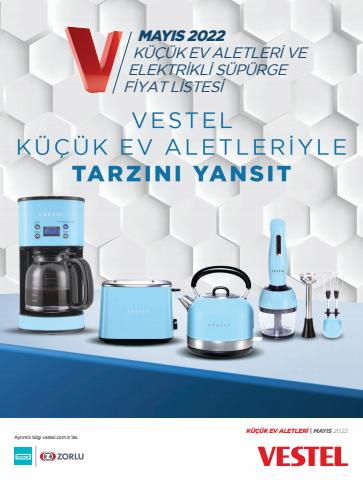 Teknoloji ve Beyaz Eşya fırsatları, İzmir | Küçük Ev Aletleri de Vestel | 01.05.2022 - 31.05.2022