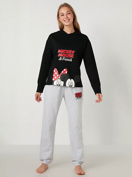 119,99 TL fiyatına Mickey Mouse Baskılı Pijama Takımı