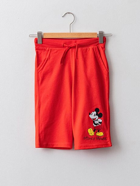 LC Waikiki içinde 49,99 TL fiyatına Beli Lastikli Mickey Mouse Baskılı Erkek Çocuk Roller fırsatı