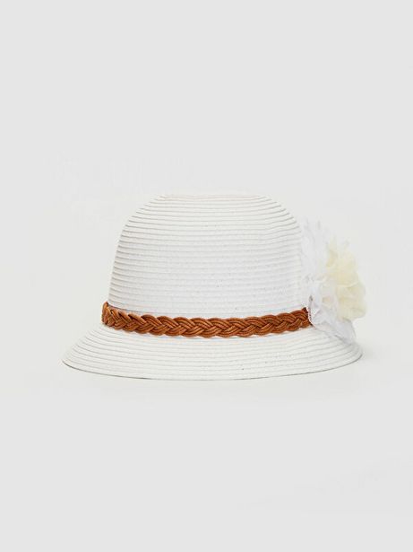 19,99 TL fiyatına Kız Bebek Hasır Şapka