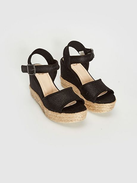69,99 TL fiyatına Kadın Platform Taban Hasır Sandalet