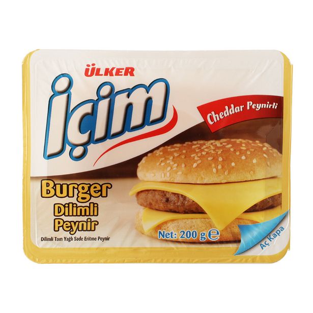 28,99 TL fiyatına İçim Cheddar Dilimli Burger Peynir 200 gr