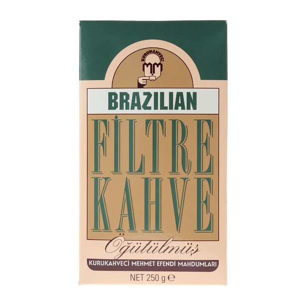 44,95 TL fiyatına Mehmet Efendi Brazilian Filtre Kahve 250 gr