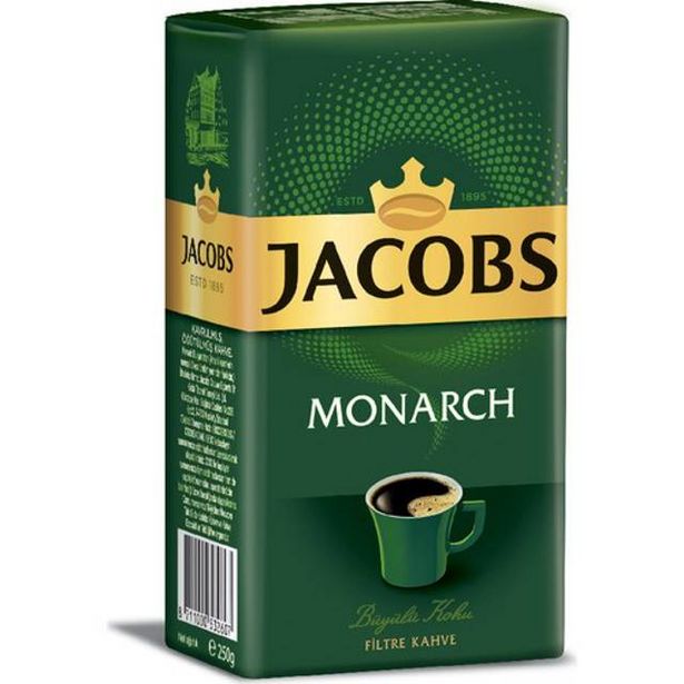 29,99 TL fiyatına Jacobs Monarch Filtre Kahve 250 Gr