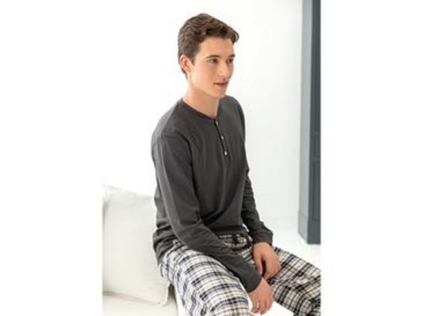 English Home içinde 244,99 TL fiyatına Casual Flanel Erkek Pijama Takımı L Antrasit fırsatı