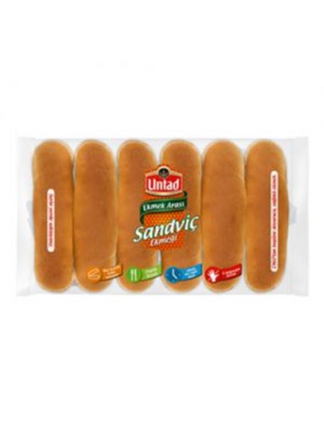 10,95 TL fiyatına Untad Sandviç Ekmek 6'lı 360 g