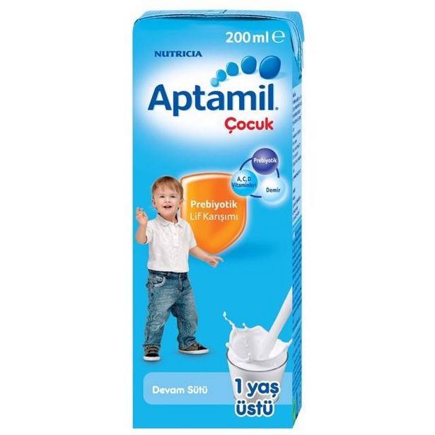 5,25 TL fiyatına Milupa Aptamil Junior Devam Sütü 200 ML