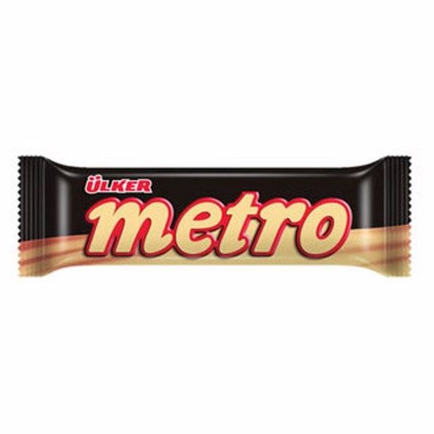 2,5 TL fiyatına Ülker Metro Çikolata 36 Gr  