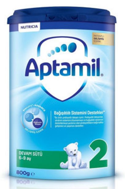 Gürmar içinde 149,9 TL fiyatına Aptamil 2 Devam Sütü 800 Gr fırsatı