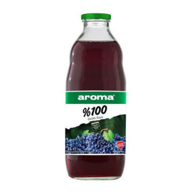 Sarıyer Market içinde 19,9 TL fiyatına Aroma Meyve Suyu %100 üzüm 1lt fırsatı