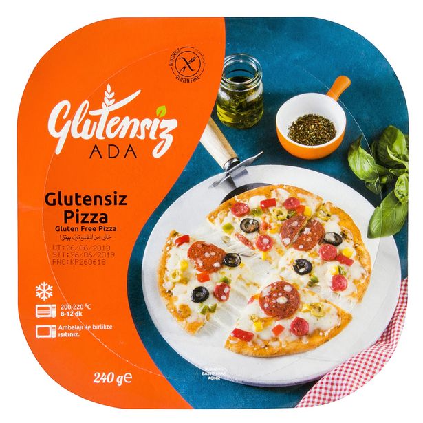 42,9 TL fiyatına Glutensiz Ada Pizza 240G