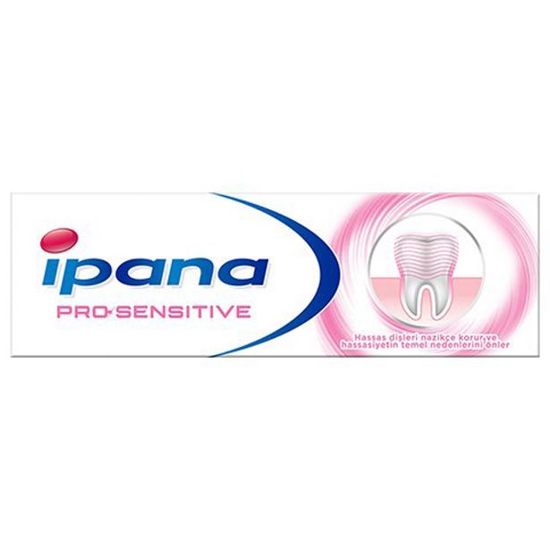 6,95 TL fiyatına Ipana Pro Sensitive Diş Macunu 75 Ml