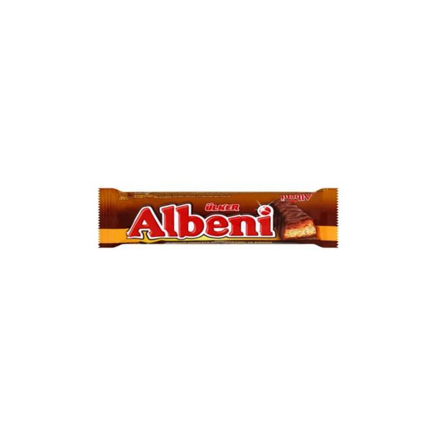 2,5 TL fiyatına Ülker Albeni Sütlü Çikolata Kaplı Bar 40 G