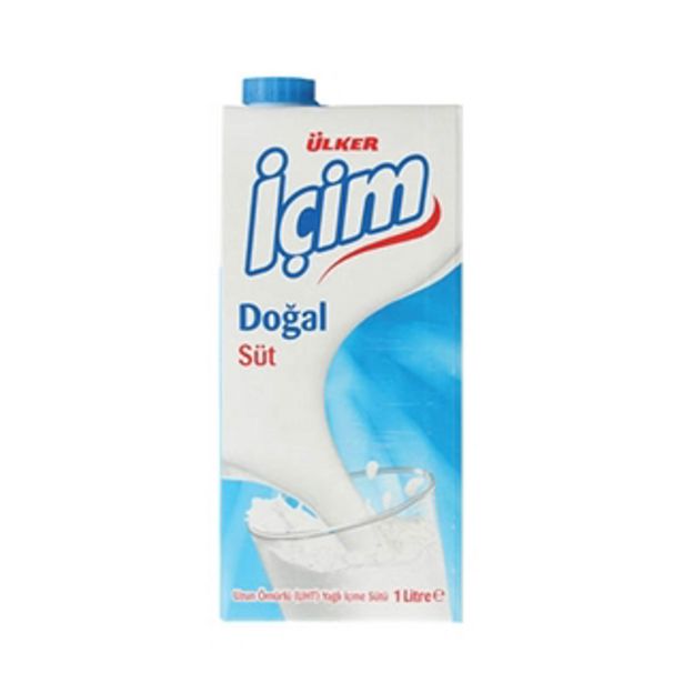 9,95 TL fiyatına İçim Süt Tam Yağlı 1 L