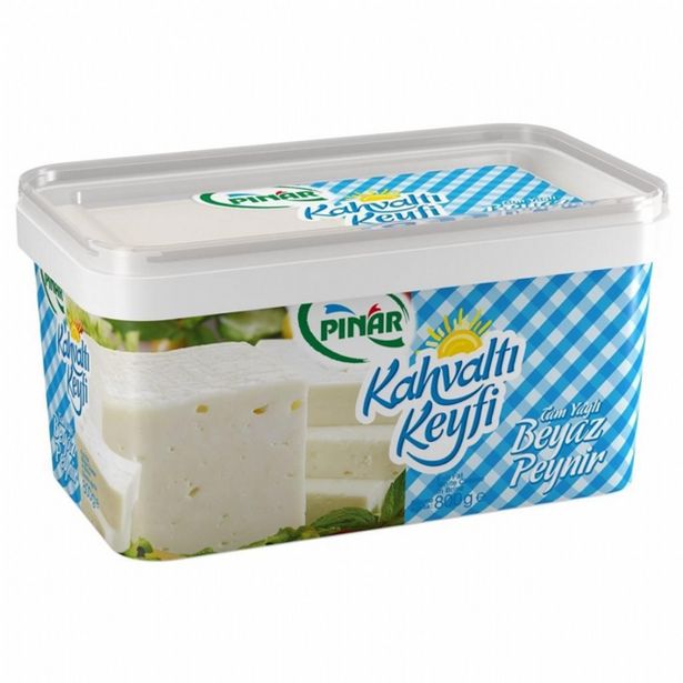 Simge içinde 104,9 TL fiyatına Pınar Beyaz Peynir Kahvaltı Keyfi 800 Gr fırsatı