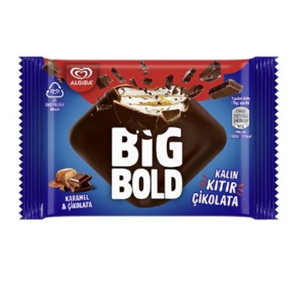 City Gross içinde 8,75 TL fiyatına Algida Big Bold Karamel Çikolata 95 Ml fırsatı