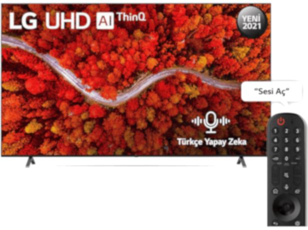 31999 TL fiyatına LG 86UP80006 86" 218 Ekran Uydu Alıcılı Smart 4K Ultra HD LED TV