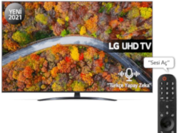 9999 TL fiyatına LG 50UP81006 50'' 127 Ekran Uydu Alıcılı Smart 4K Ultra HD LED TV