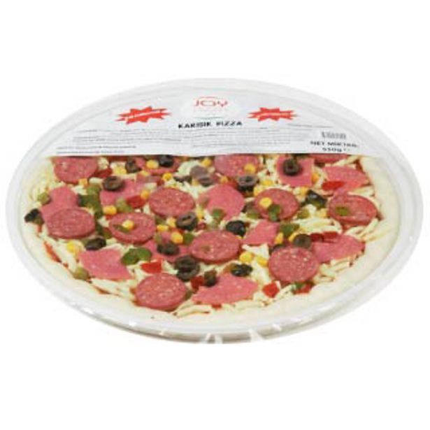 33,99 TL fiyatına Joy Pizza Karışık 550 Gr